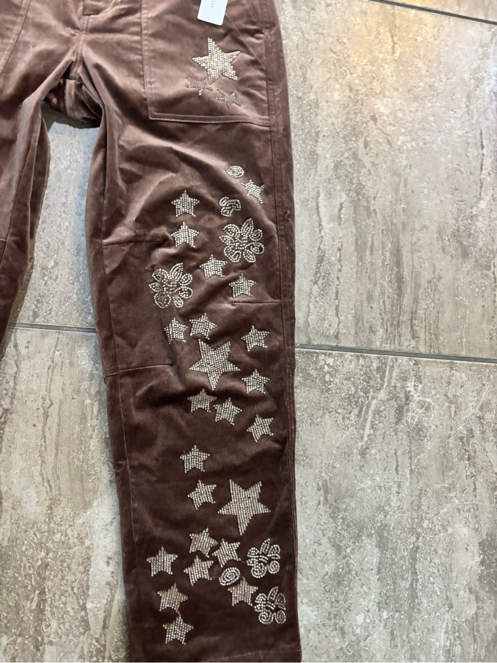 Anthropology Pilcro The Wanderer brown jeans NWT - Picture 2 of 7